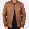 Brown-Bomber-jacket-men