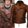 Captain America The First Avengers Brown leather jacket
