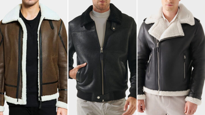 Shearling B3 Bomber Leather Jacket -Originealeatherjackets