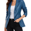 Office coat for women blue